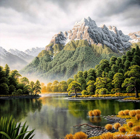 Dale Gallagher- "late Afternoon Fiordland" .