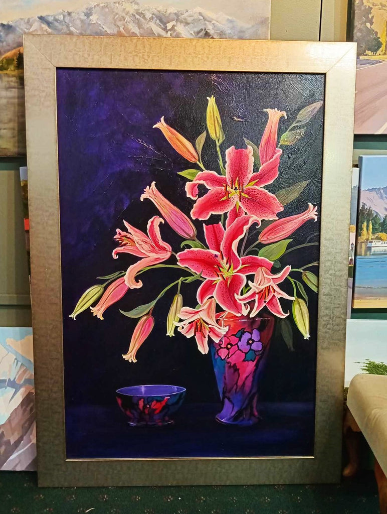 Tim Wilson-Lillies in a Tunstall Vase
