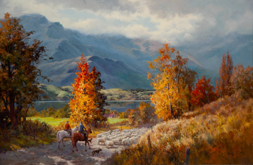 Ben Ho-Lake Hayes Queenstown, Autumn Muster.