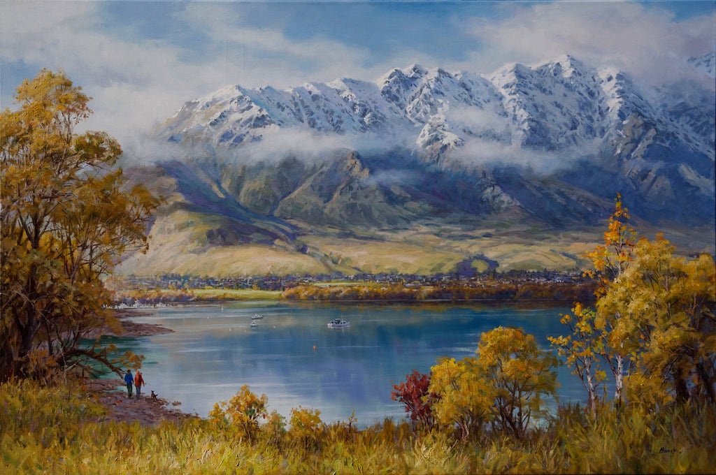 Ben Ho-From Frankton Road Queenstown looking towards The Remarkables.