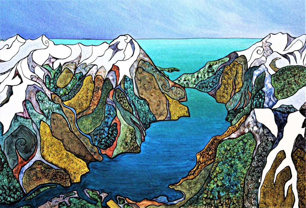 Miranda J Caird-Print-Milford Sound