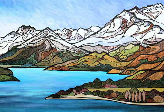 Miranda J Caird-Print-On the way to Glenorchy