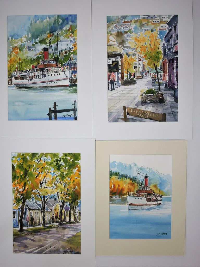 Keith Reed Queenstown and Arrowtown Watercolours