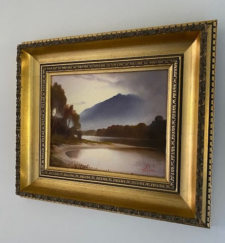 A.H.T Wilson (Tim) -Morning light Waikaremoana.