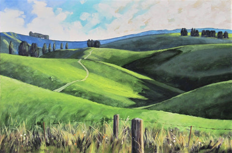 Wayne McPhail-Green on Green Canterbury Foothills