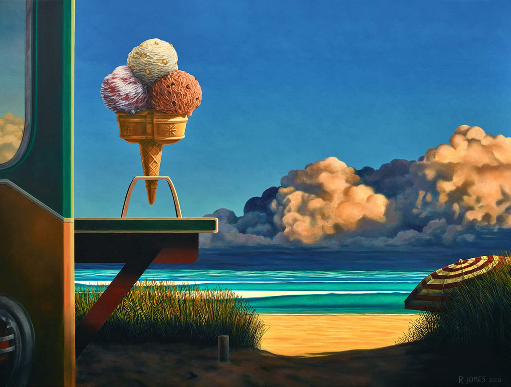 Ross Jones-Limited Edition print-Triple Scoop