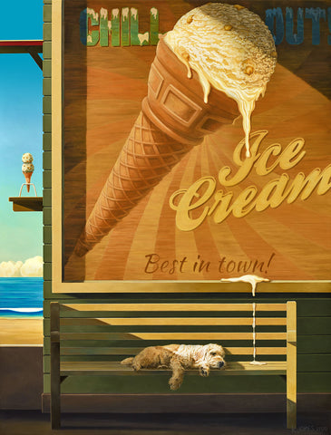 Ross Jones-Limited Edition print-Chilling Out