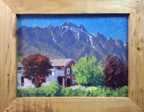 David Stroud-Frankton Shopping Village looking towards The Remarkables