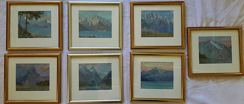 Malcolm Mason miniature oils. $295 each.