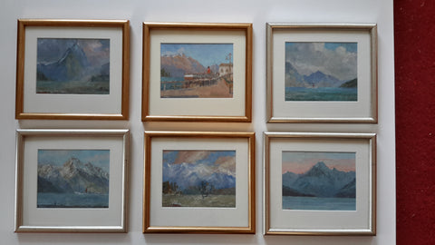 Lovely little oil paintings by veteran Artist Malcolm Mason. $295 each