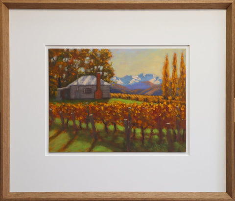 Philip Beadle-Autumn Vines, Gibbston Backroad