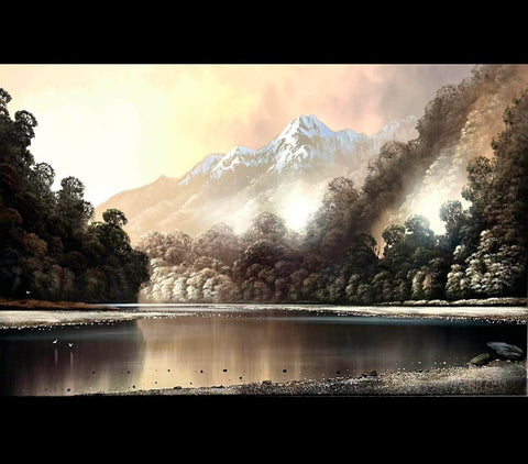 Richard Wilson- Autumn Warmth, Haast river