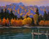 Philip Beadle-The Remarkables from Queenstown Bay.