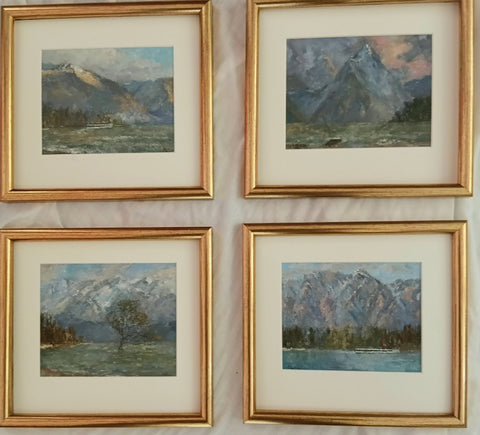 Malcolm Mason Mini oil paintings