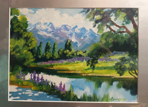 Annette Dickison-A Country Scene in Glenorchy 1