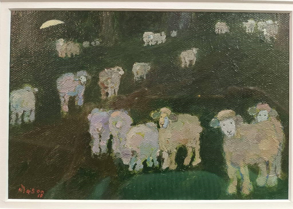 Malcolm Mason-Sheep in the field