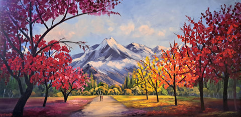 Alethea Roche-Evening walk in Spring ,Mt Cook.