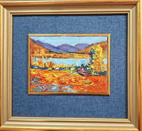 Jane McIntosh-'Looking over vineyards to Walter Peak ,Queenstown '