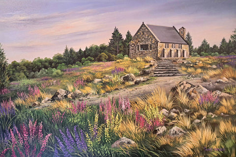 Tony Roche- Lake Tekapo and the Church of the Good Shepherd.