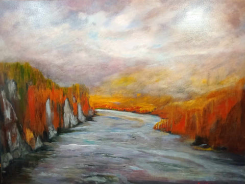 Tanya Celine Walker-Gold on the Shotover River.