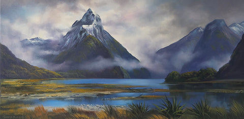 Tony Roche-#516 Cloudy day at Mitre peak