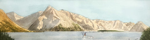Rex Mills-Walter Peak from Queenstown .