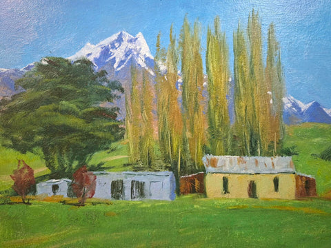 David Stroud-Old farm cottages in Dalefield