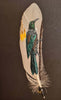 Beth McGill. Painted on a feather