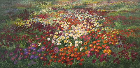 Tony Roche-Field of Summer Poppies.