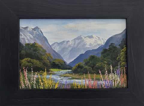 Tony Roche- #896 Central Otago with Lupins