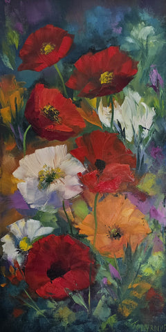 Tony Roche-#966 Summer mixed poppies