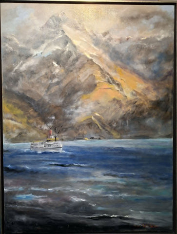 Tanya Celine Walker-T.S.S Earnslaw returning from Walter Peak Station #2