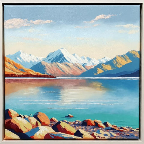 Blair Greig-Calm morning across Lake Pukaki