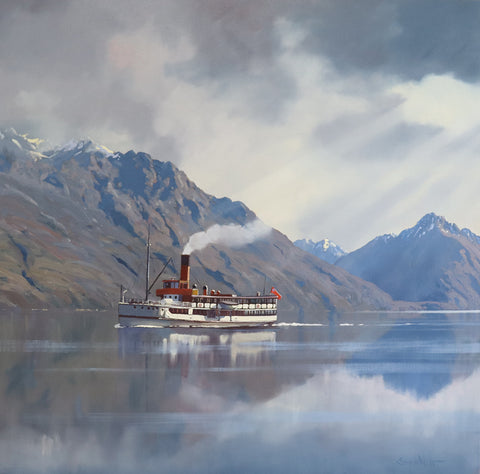 Simon Williams-Clearing Skies over Queenstown .