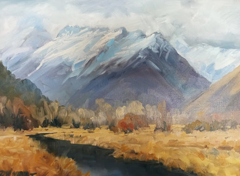 Deborah Lambert-Mt Earnslaw from Diamond Creek
