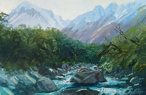 Deborah Lambert-The Tutoko and Darren Mountains.
