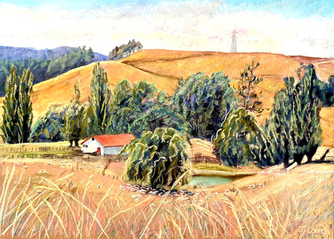 Miranda J Caird-Print-Down by the Woolshed