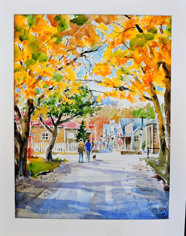 Keith Reed-Entering Arrowtown.