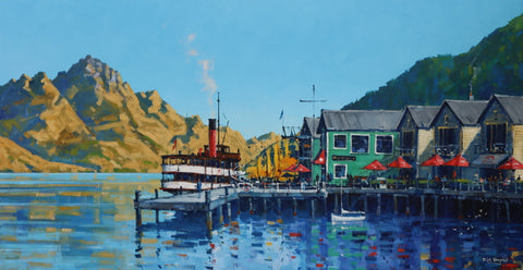 Bill Burke-Happy Hour on the Wharf, Queenstown