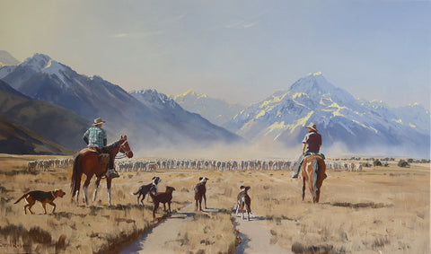 Simon Williams-Mt Cook Sheep Drove