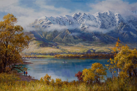 Ben Ho-From Frankton Road Queenstown looking towards The Remarkables.