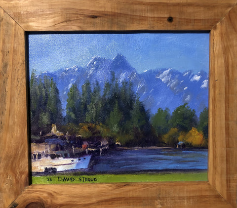 David Stroud-Queenstown Bay and The Remarkables from Beach Street.