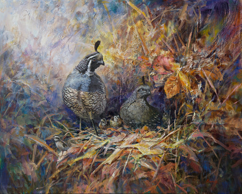 Ben Ho-Family of Quail.