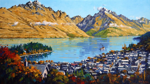 Bill Burke-"Looking over Queenstown",