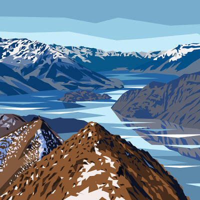 Ira Mitchell-Rob Roy Peak print