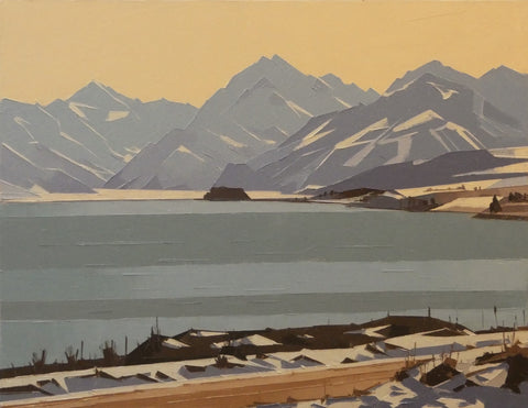John Gillies-Mt Cook and Lake Pukaki.