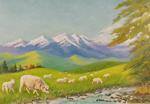 Annette Dickison-Sheep South Island #23