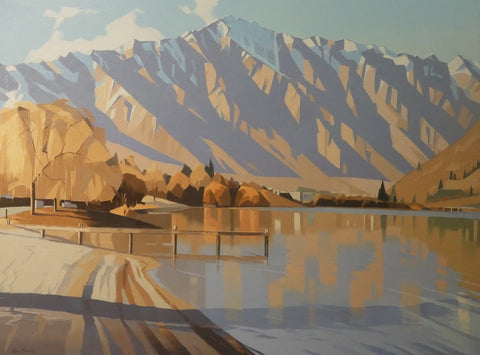 John Gillies-The Remarkables from the Frankton waterfront