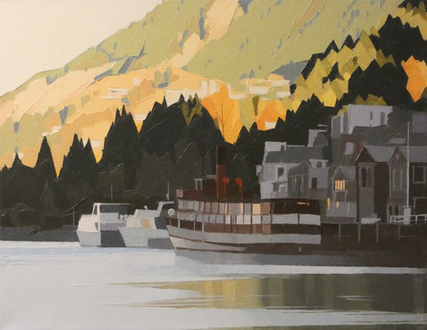 John Gillies-First Light Earnslaw and Queenstown Marina