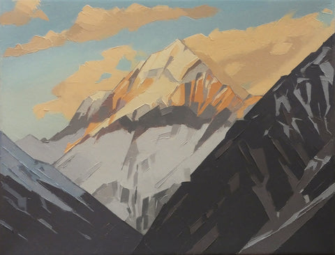 John Gillies-Dusk Aoraki-Mt Cook.